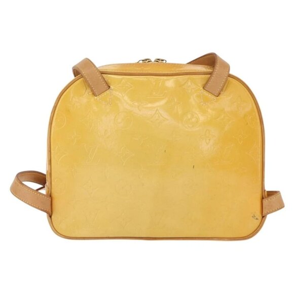 LOUIS VUITTON Monogram Vernis Marley Backpack Gris M91038 LV Auth 153042 main image 4